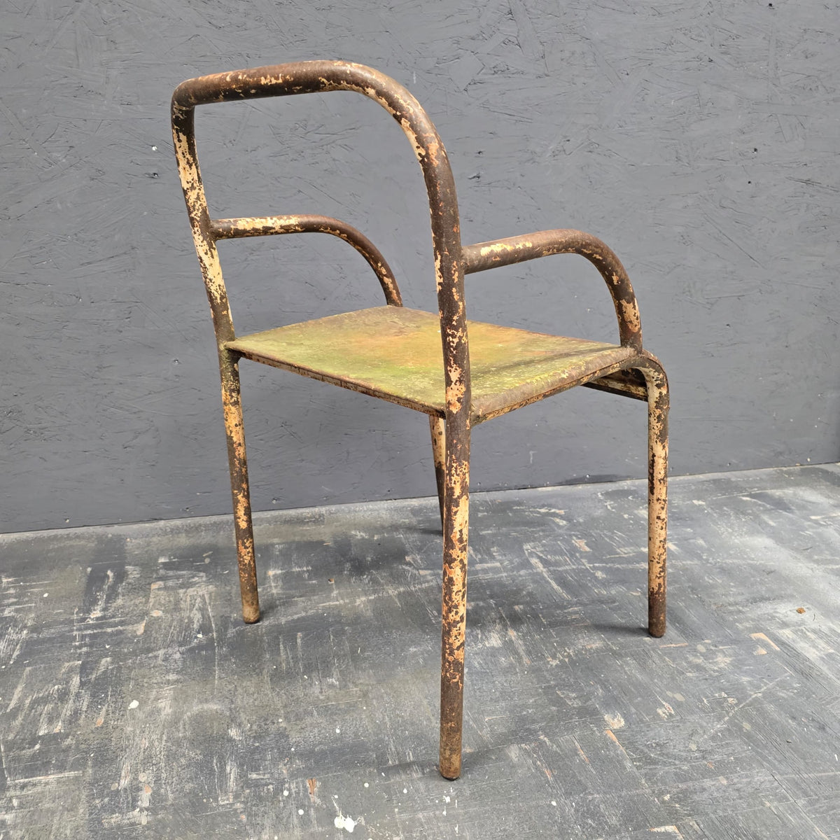 Industrial Metal Armchair