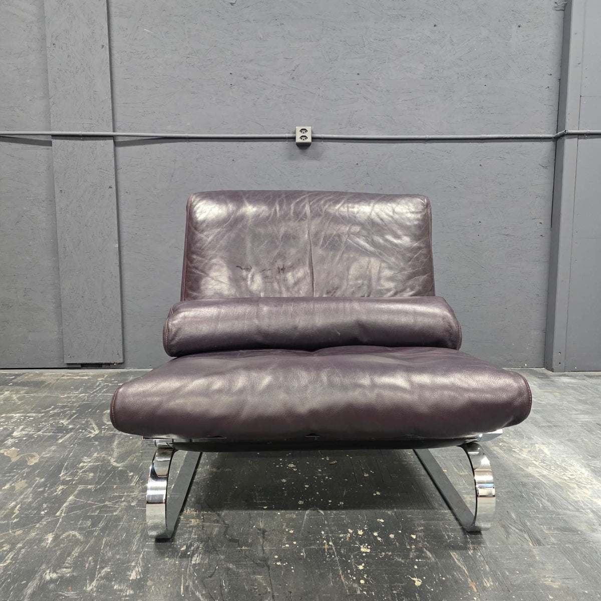 Leather Lounge Chair – 1970er Jahre
