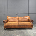 English Leather Sofa