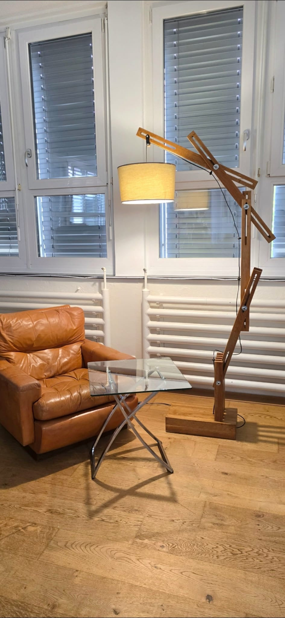 Daniel Pigeon Articulated Floor Lamp