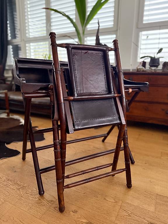 Campaign Desk & Safari Chair