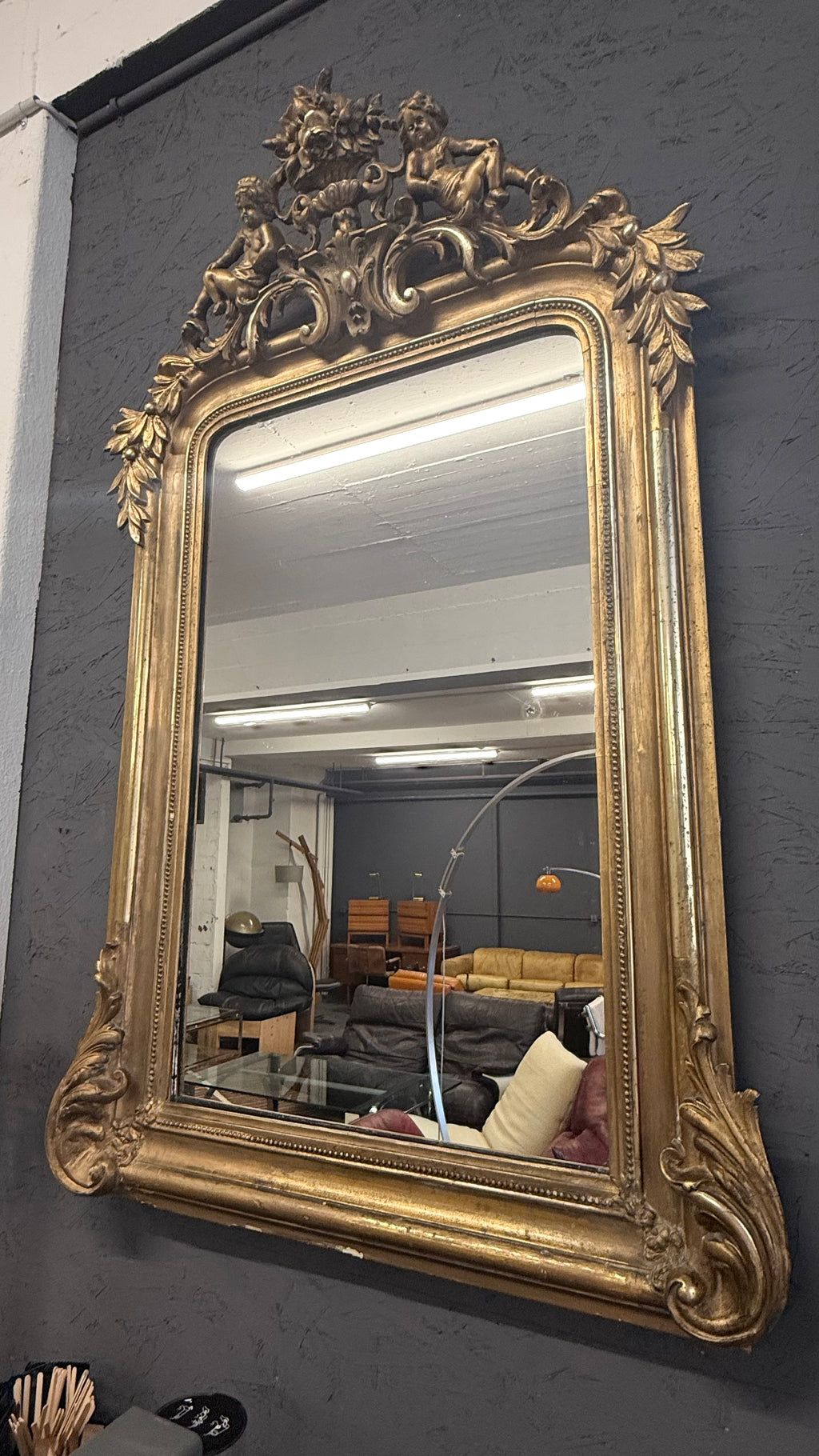 Louis Philippe Gilt Mirror – 19th Century