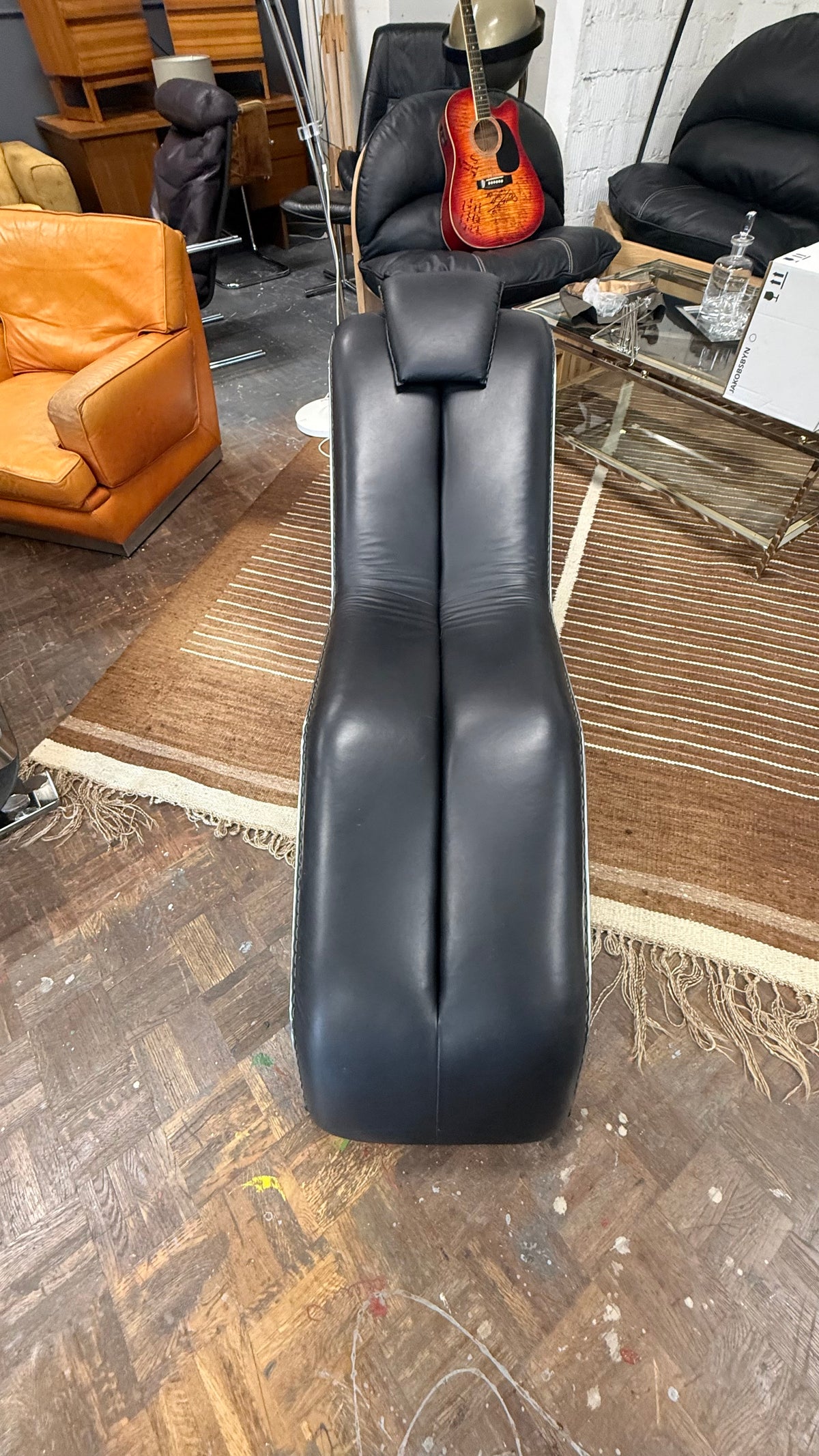 Skulpturale Vintage Chaise Longue
