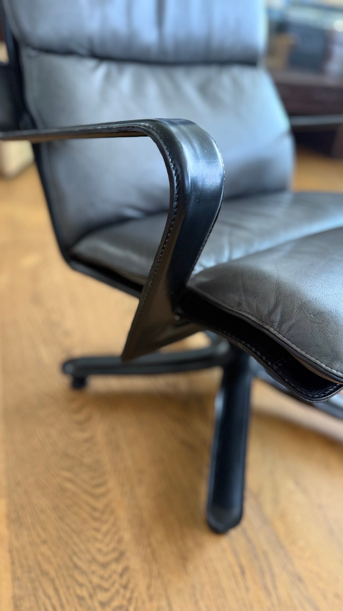 Strässle Leather Lounge Chair