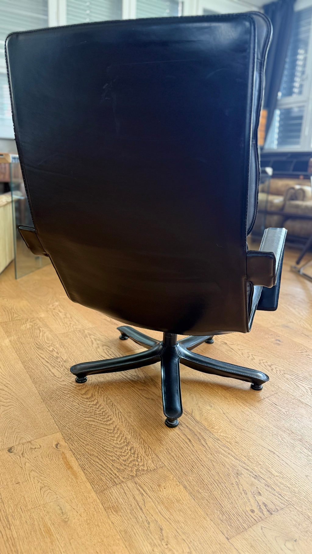 Strässle Leather Lounge Chair