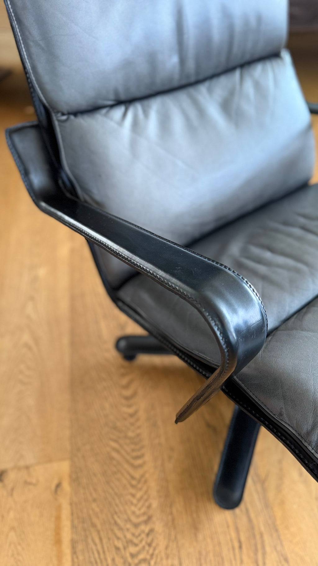 Strässle Leather Lounge Chair