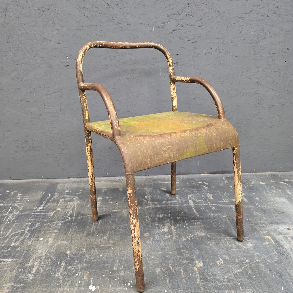 Industrial Metal Armchair