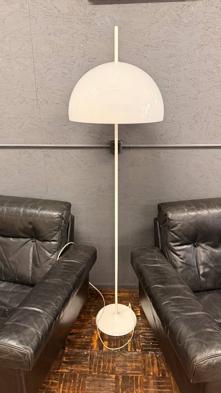 Vintage Stehlampe im Space-Age-Stil – Weiss