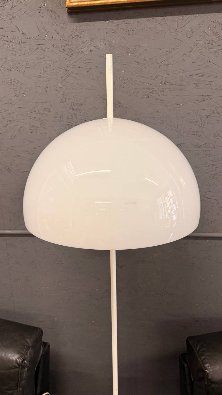 Vintage Stehlampe im Space-Age-Stil – Weiss
