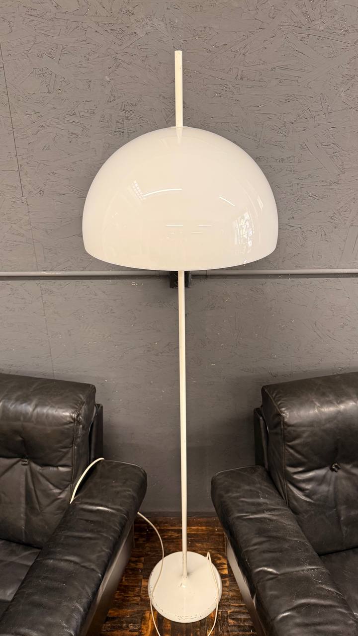 Vintage Stehlampe im Space-Age-Stil – Weiss