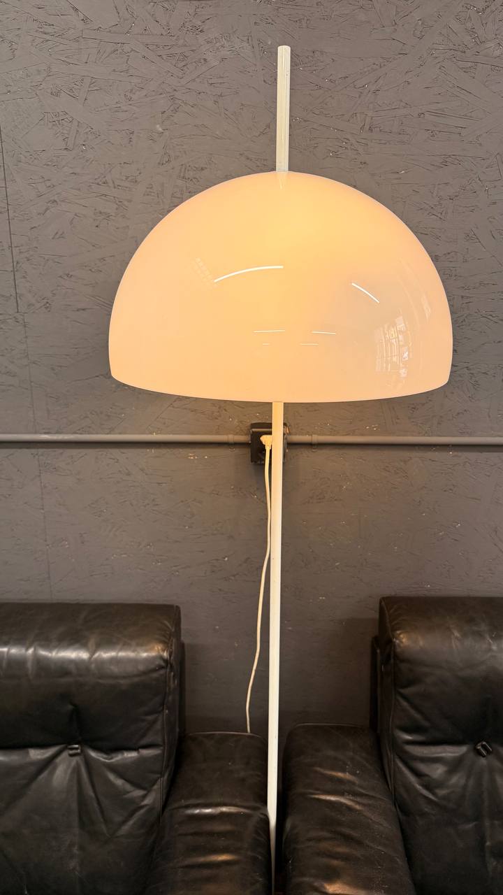 Vintage Stehlampe im Space-Age-Stil – Weiss